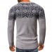 Men’s New Soft Snowflake Round Neck 3D Openwork Sweaters