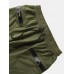 Mens Solid Color Casual Sports Drawstring Waist Jogger Pants