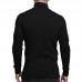 Mens Fashion Cotton High Collar Sweaters