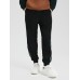 Men Corduroy Side Striped Pockets Drawstring Beam Feet Jogger Pants